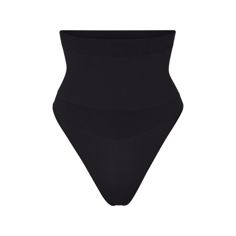 CT626a Skims NWT Core Control Thong Onyx XL